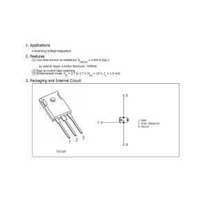 Транзистор TK39N60W