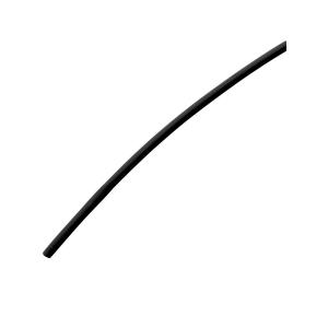 Трубка термоусадочная d4.0мм L1000мм черная, 1 метр, 2:1