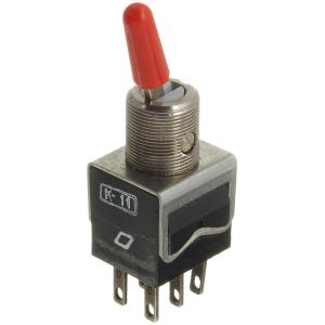 Тумблер 10*15 ПТ57-6-3В 6 контактов, 2 положения "5"