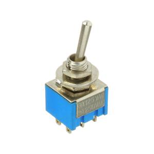 Тумблер 12Х12 ON-ON Jie MTS-202-A1 3А 250В 2 группы 2 положения