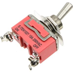 Тумблер 14*30 250В/15А 2 контакта 2 положения