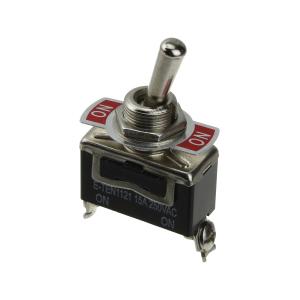 Тумблер 14*30 250В/15А, 3 контакта 2 положения 