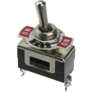 Тумблер 14*30 250В 16А, 3 контакта 3 положения 