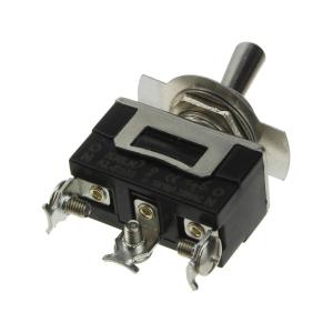Тумблер 14*30 250В 16А, 3 контакта 3 положения 