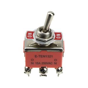 Тумблер 20*30 250В/15А 6 контактов 2 положения 