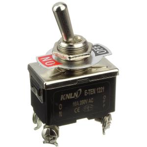 Тумблер 20*30 250В/16А 4 контакта 2 положения