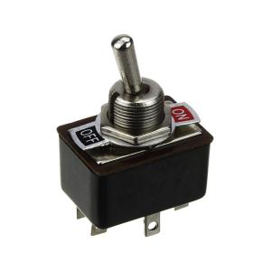 Тумблер 20*30 250В/3А 6 контактов, 2 положения
