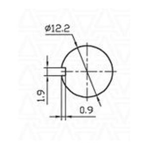 Тумблер 33*37 250В 15А 12 контактов, 3 положения 