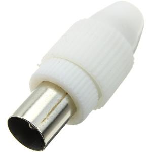 ТВ штекер белый Оpex под винт