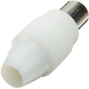 ТВ штекер белый Оpex под винт