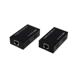 Удлинитель HDMI по витой паре RJ45(8P8C) до 60м, Cat6/7, Full HD, 3D