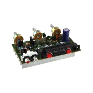 Усилитель НЧ 2*50 (ТА8250), 2RCA(G), 4 зажима, гнездо питания