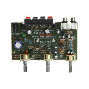 Усилитель НЧ 2*50 (ТА8250), 2RCA(G), 4 зажима, гнездо питания