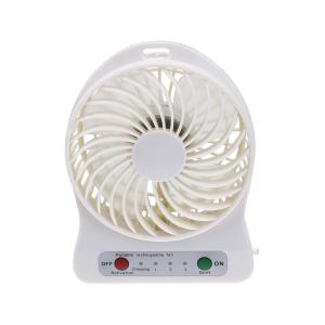 Вентилятор на аккумуляторе 18650, белый