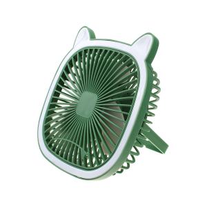 Вентилятор на аккумуляторе F1 с подсветкой, зеленый