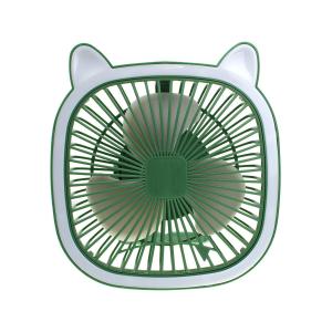 Вентилятор на аккумуляторе F1 с подсветкой, зеленый