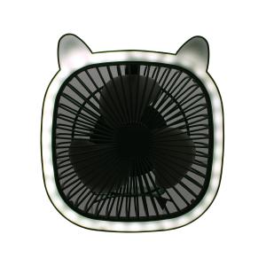 Вентилятор на аккумуляторе F1 с подсветкой, зеленый