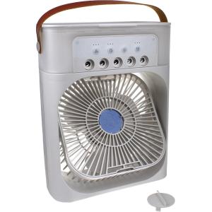 Вентилятор настольный, увлажнитель, ночник белый AIR cooler