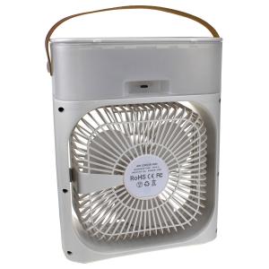 Вентилятор настольный, увлажнитель, ночник белый AIR cooler