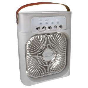 Вентилятор настольный, увлажнитель, ночник белый AIR cooler