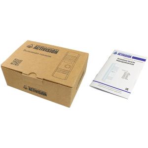 Видеопанель ЦВ вызывная AVC305 PAL антиванд Медь