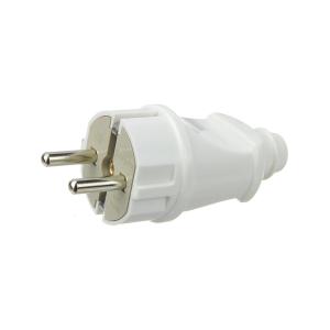 Вилка прямая с з/к IN Home, белая