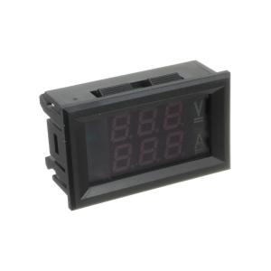 Вольтметр - амперметр 0-100В DC 0-10А VC288RR V2.0 (красный, красный)