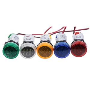 Вольтметр - амперметр 50-500В AC 0-100А AD101-22VAMBL (синий)