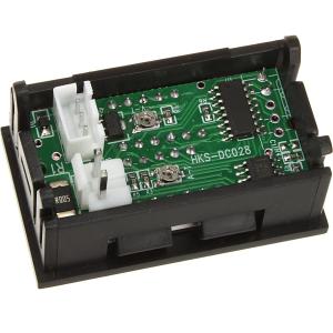 Вольтметр амперметр (модуль) 0-100В, 0-10А (красный. синий)