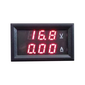 Вольтметр, амперметр в корпусе 0-30В, 0-3А (красный)