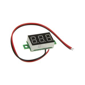 Вольтметр модуль 4.5-30В (красный) 0,28"