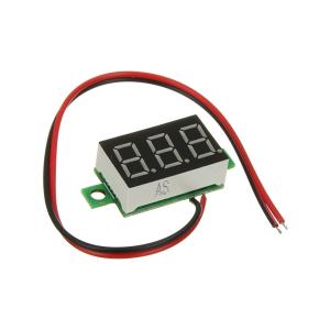 Вольтметр модуль 4.5-30В (красный) 0,36"