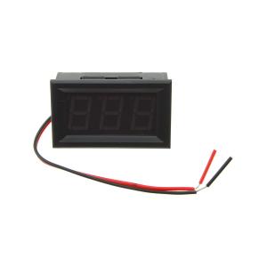 Вольтметр в корпусе 0,56" 5-120В (красный)