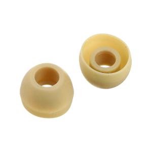 Вставки резиновые для наушников 1 пара, бежевые