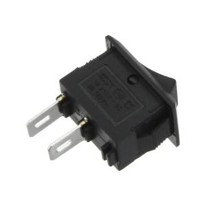 Выключатель 10Х15 2 контакта, 2 положения, черный