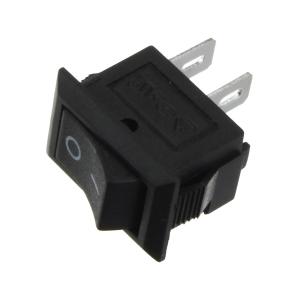 Выключатель 10Х15 2 контакта, 2 положения, черный