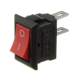 Выключатель 10Х15 2 контакта, 2 положения, красный 
