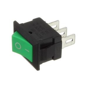 Выключатель 10Х15 3 контакта 2 положения зеленый