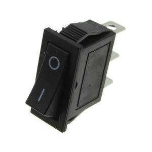 Выключатель 14Х34 черный, 3 контакта, 2 положения, с фиксацией