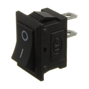 Выключатель 15Х20 2 контакта 2 положения черный 