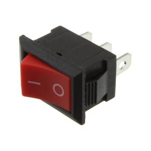 Выключатель 15Х20 3 контакта, 2 положения, возвратный красный без подсветки