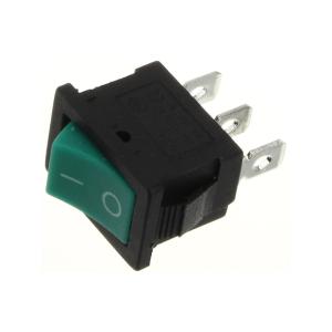 Выключатель 15Х20 3 контакта, 2 положения, возвратный зеленый без подсветки