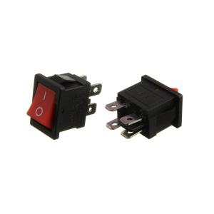 Выключатель 15Х20 4 контакта 2 положения красный