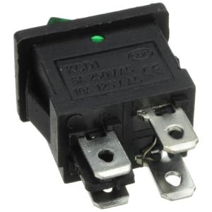 Выключатель 15Х20, 4 контакта, 2 положения, зеленый