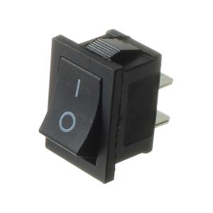 Выключатель 15x20 6А 250В Ruichi KCD1-101-C3-B/2P ON-OFF черный