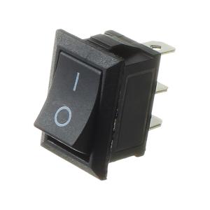 Выключатель 15x20 6А 250В Ruichi KCD1-102-C3-B/3P ON-ON черный