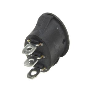 Выключатель 17*25 овал 3 контакта 2 положения черный