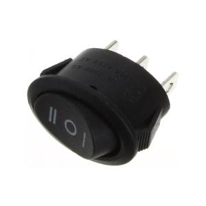 Выключатель 17*25 овал 3конт 3ПОЛ черный