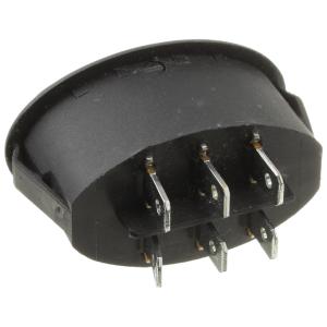 Выключатель 18*33 черный 6 контактов, 2 положения и реверс ZCY-A5