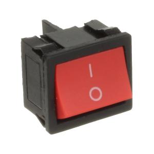 Выключатель 25*20 красный 4PIN 